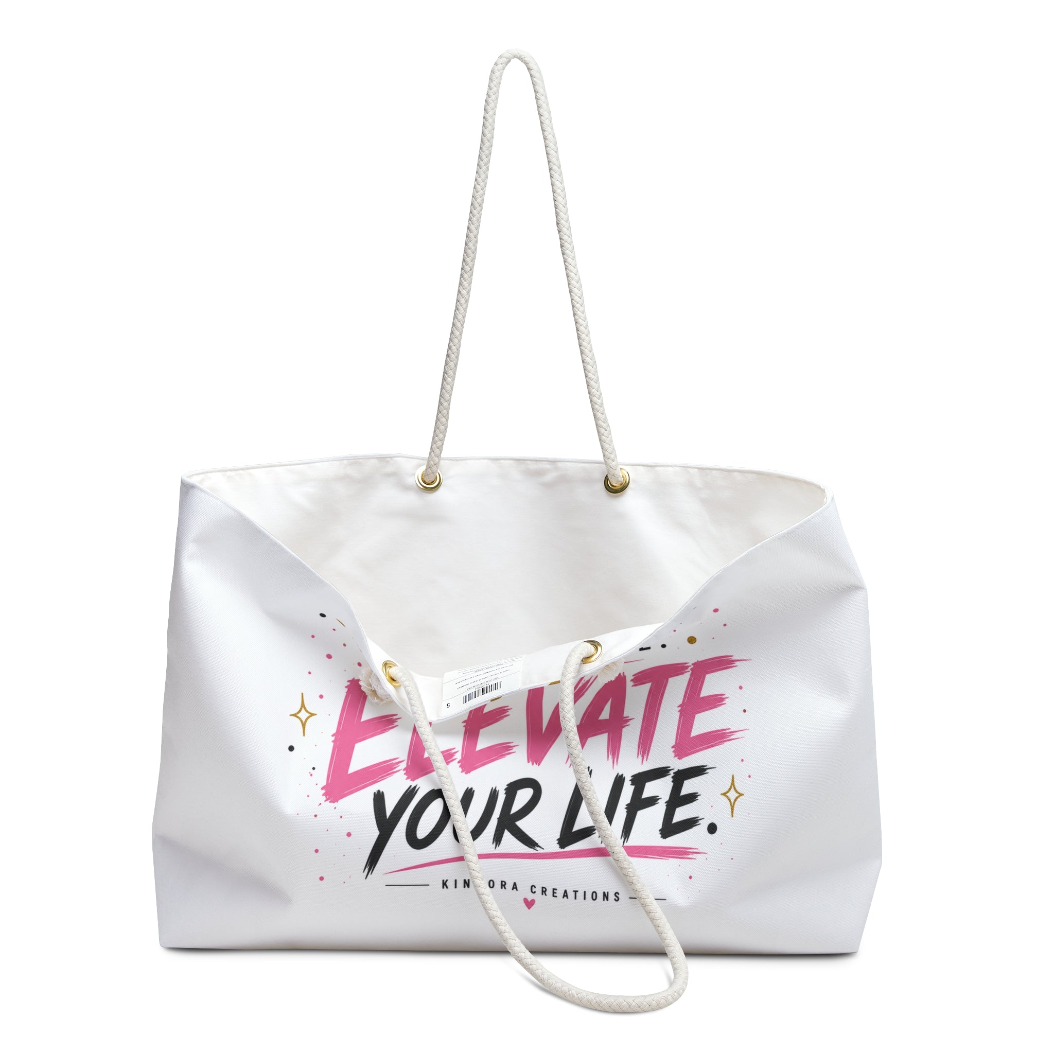 Protect Your Peace Elevate Your Life Tote Bag – Inspirational Everyday Bag for Women
