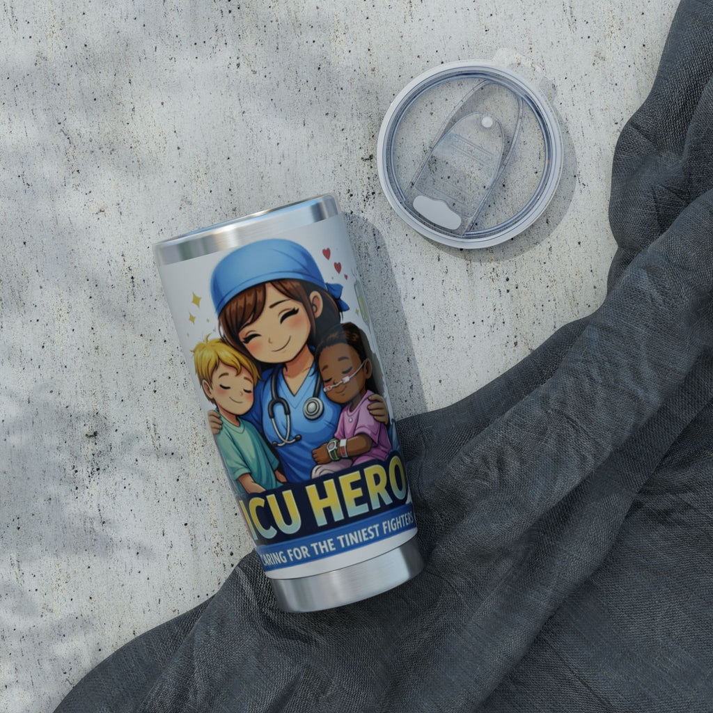 NICU Hero nurse hugging babies Tumbler | 20oz insulated stainless steel