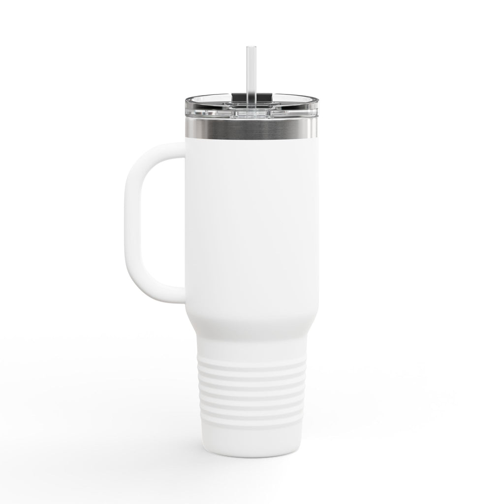 40oz Insulated Travel Mug — "Wine First, Adulting Later" Funny Wine Lover Tumbler