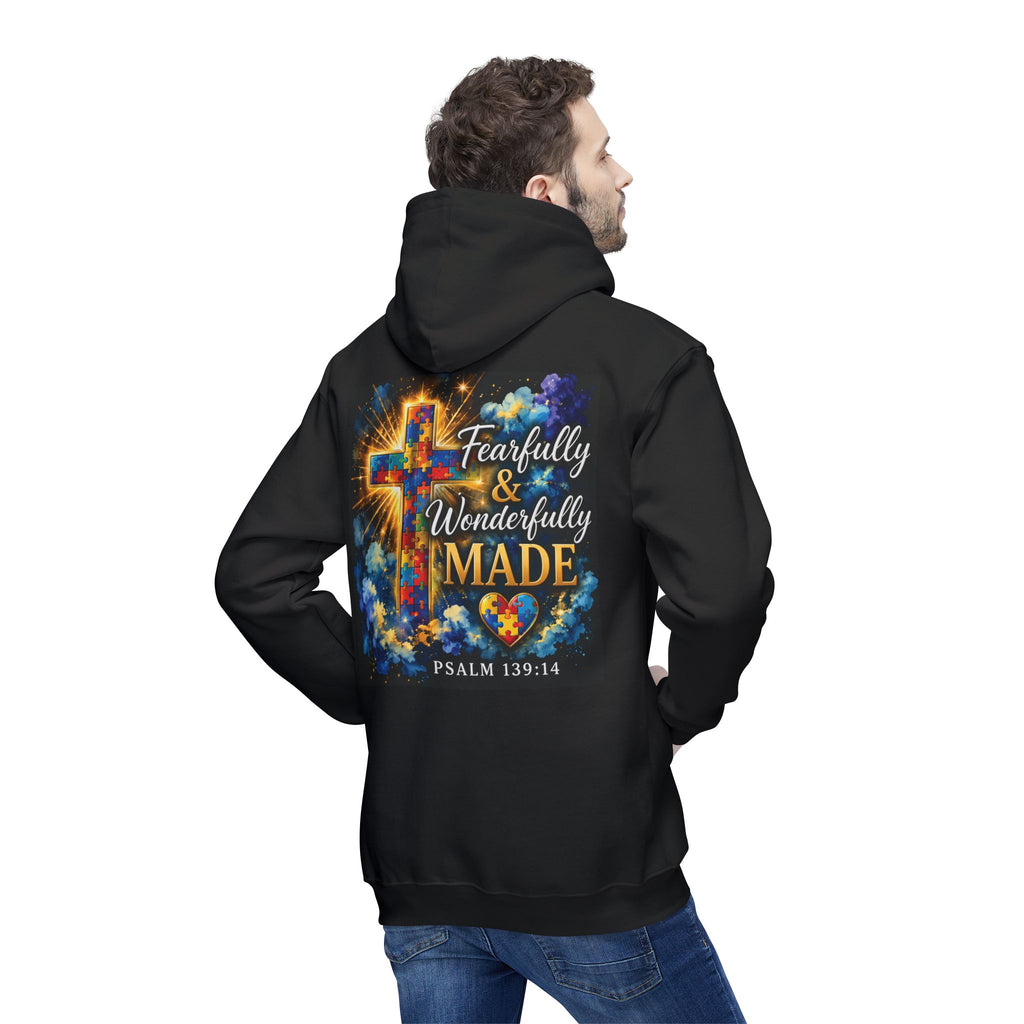 Blessed Christian Hoodie — "Fearfully & Wonderfully Made" Psalm 139:14 Pullover