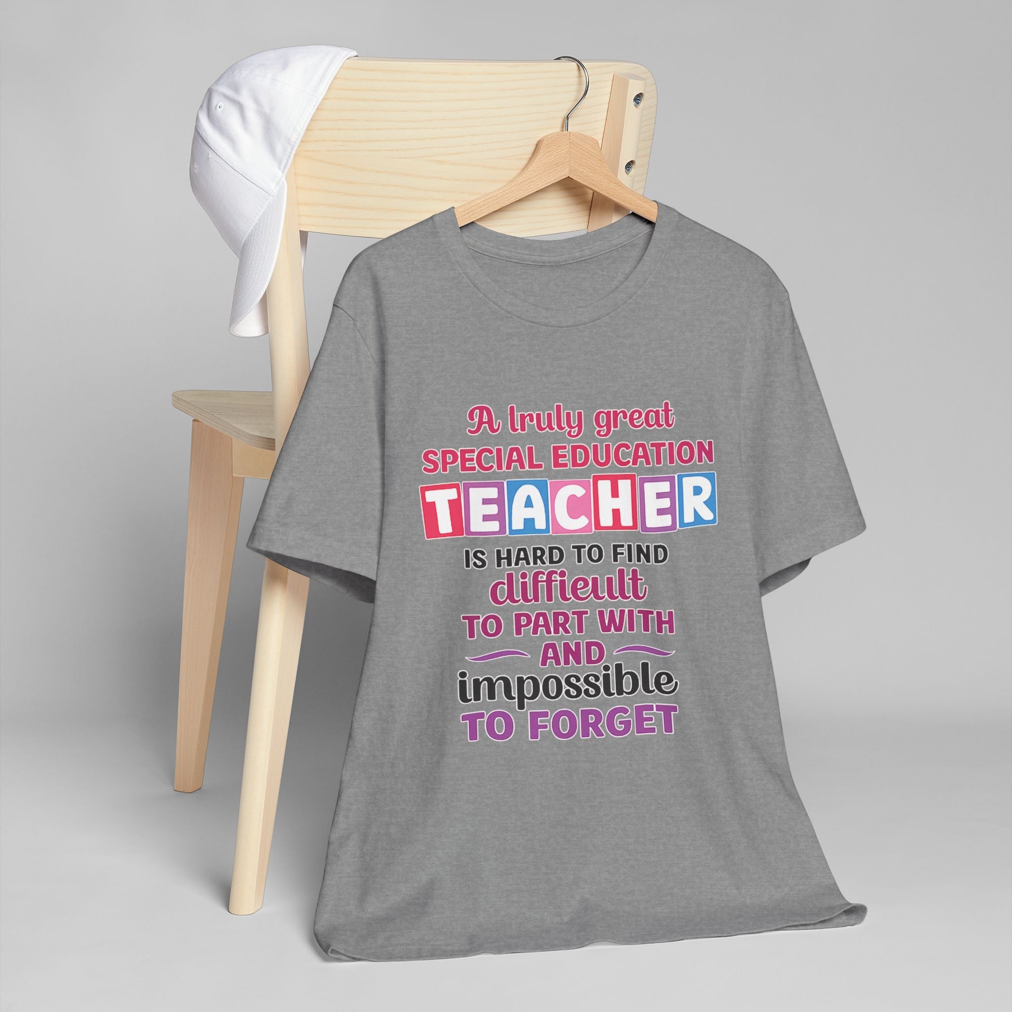 Special Education Teacher T-Shirt – "A Truly Great Special Education Teacher" with Isaiah 54:13 Back