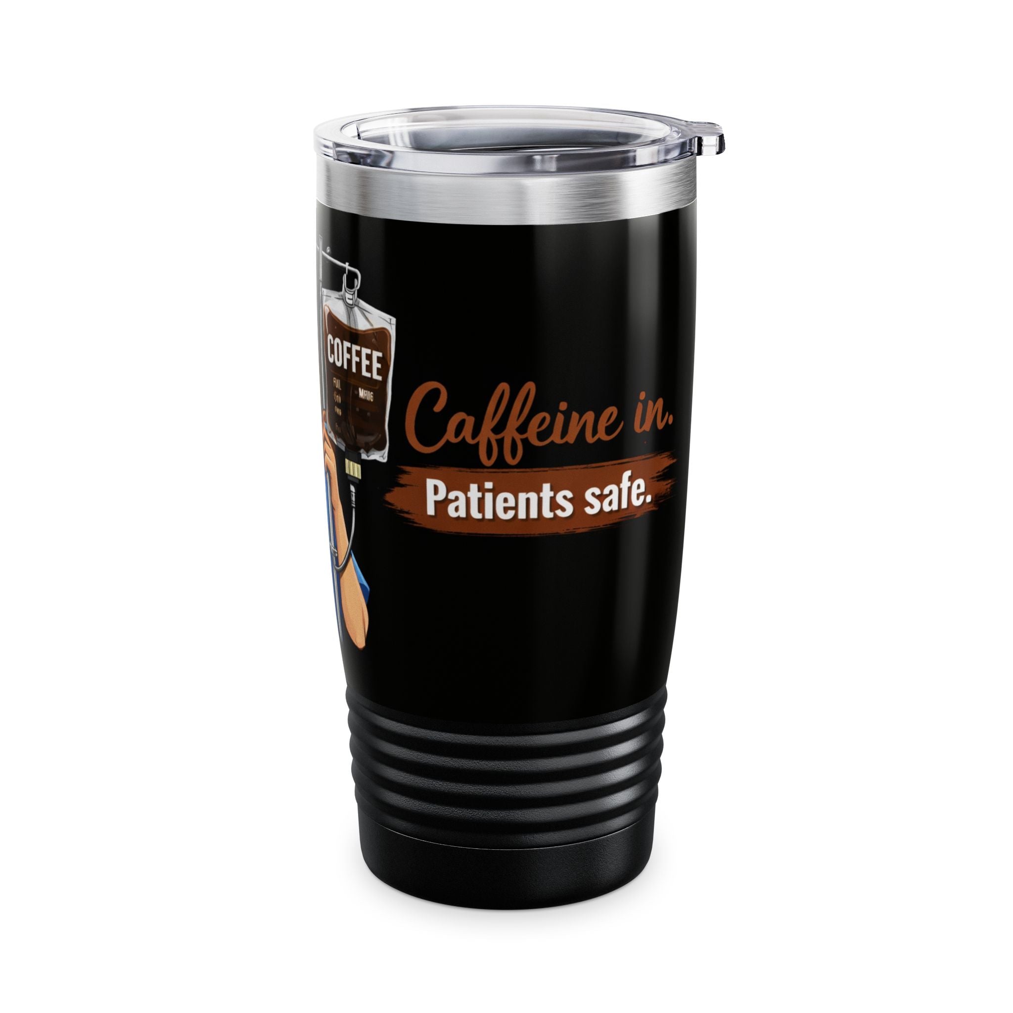 Nurse Coffee Tumbler — 20oz Insulated Ringneck Travel Cup