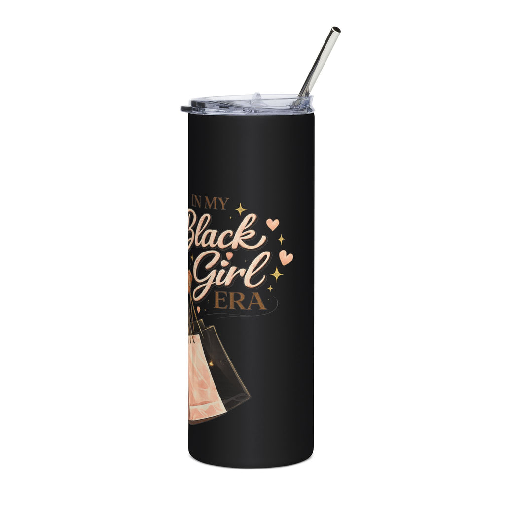 Chic Black Girl Magic Illustration Tumbler | 20oz Stainless Steel