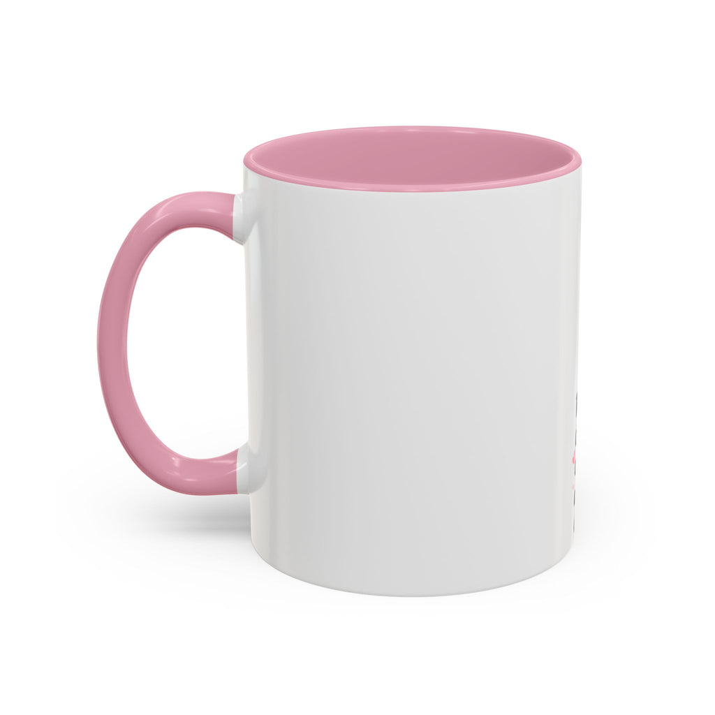 Nurse Mug — "Running on Caffeine, Chaos & a Calling" Color Accent Coffee Cup (11oz/15oz)