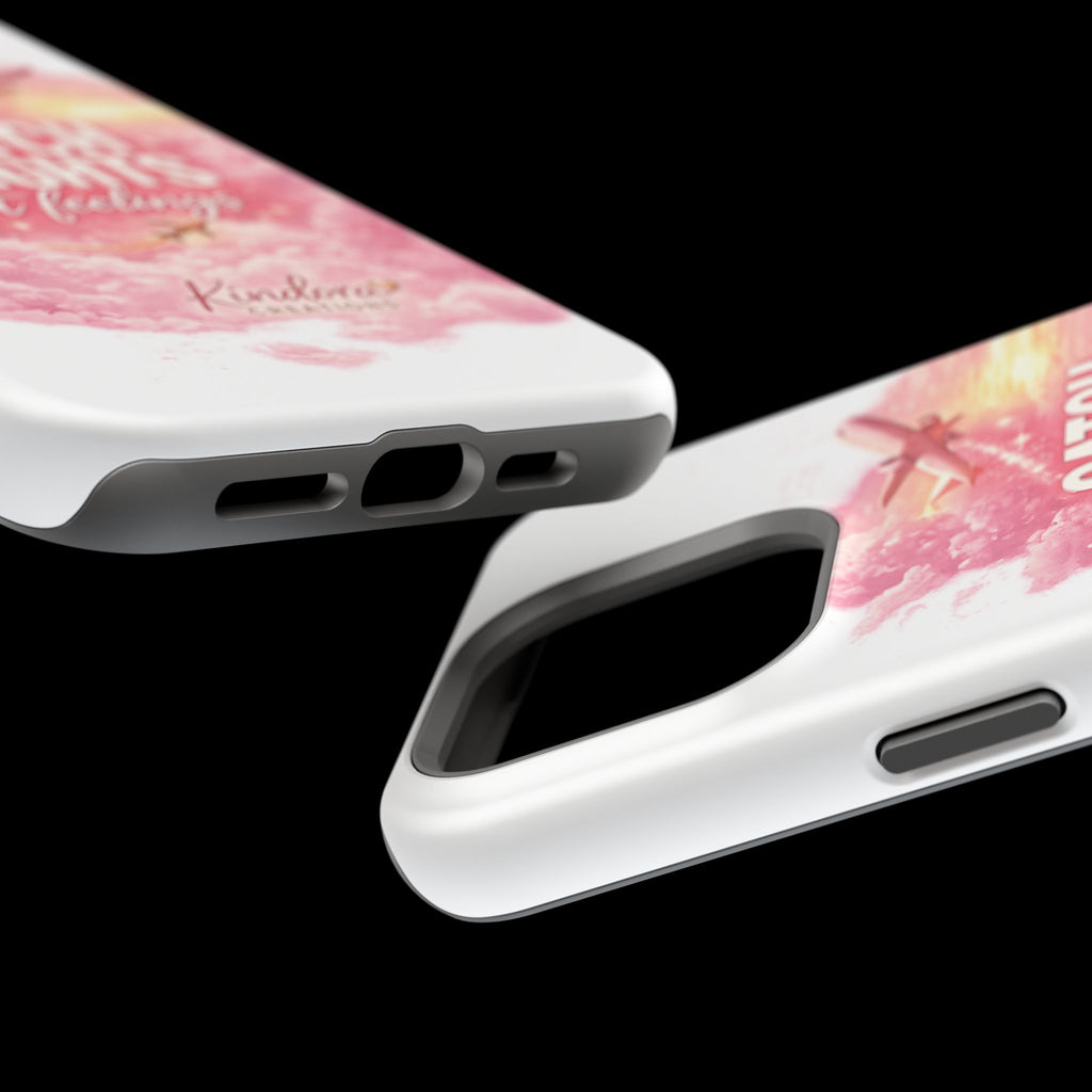 iPhone Case — "Catch Flights Not Feelings" Magnetic Impact-Resistant Travel Phone Case
