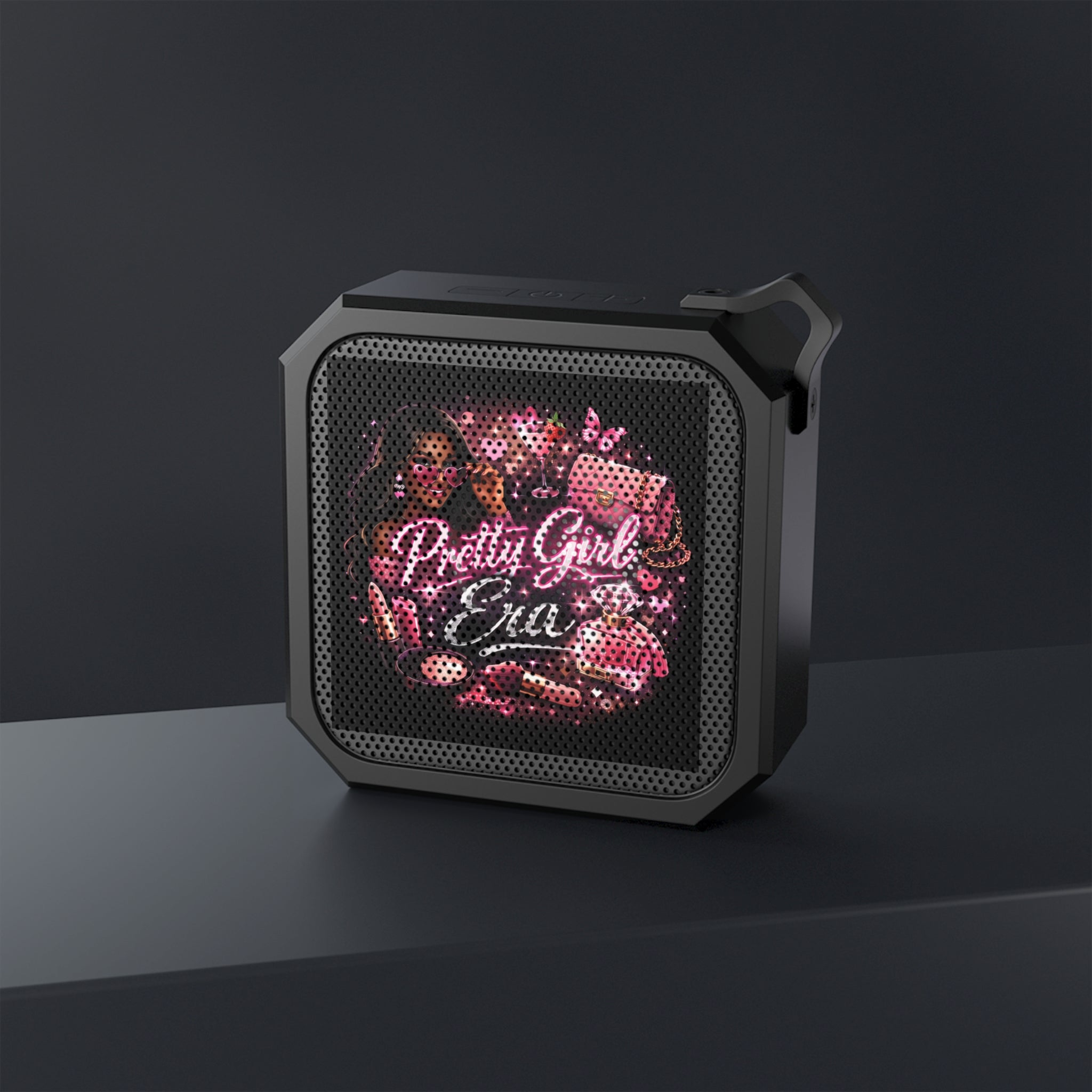 Bluetooth Speaker — 'Pretty Girl Era' Portable Outdoor Speaker (Pink Glam)