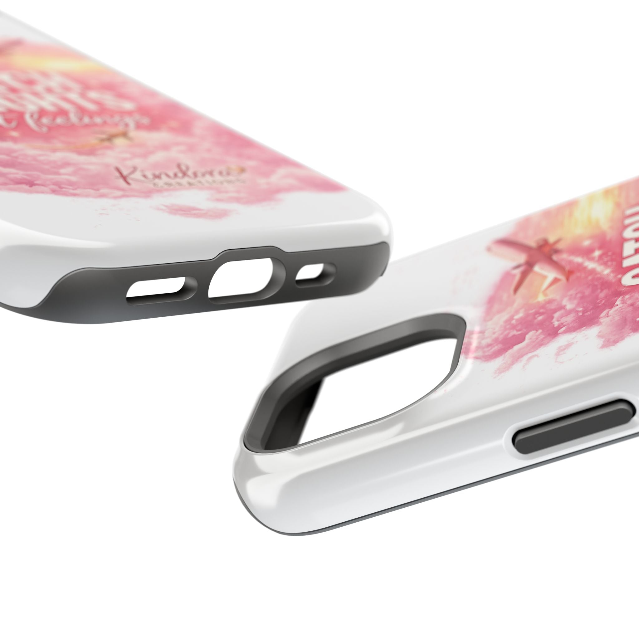iPhone Case — "Catch Flights Not Feelings" Magnetic Impact-Resistant Travel Phone Case