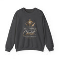 Crewneck Sweatshirt — “I Can Do All Things Through Christ” Faith Verse Pullover