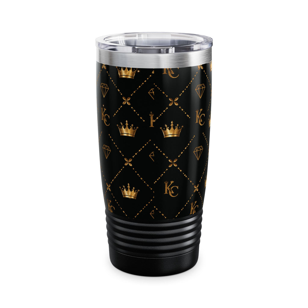Soft Life Only Tumbler 💎 | Luxury Black & Gold Glam Cup | Pretty Girl Era Aesthetic Travel Mug (20oz)