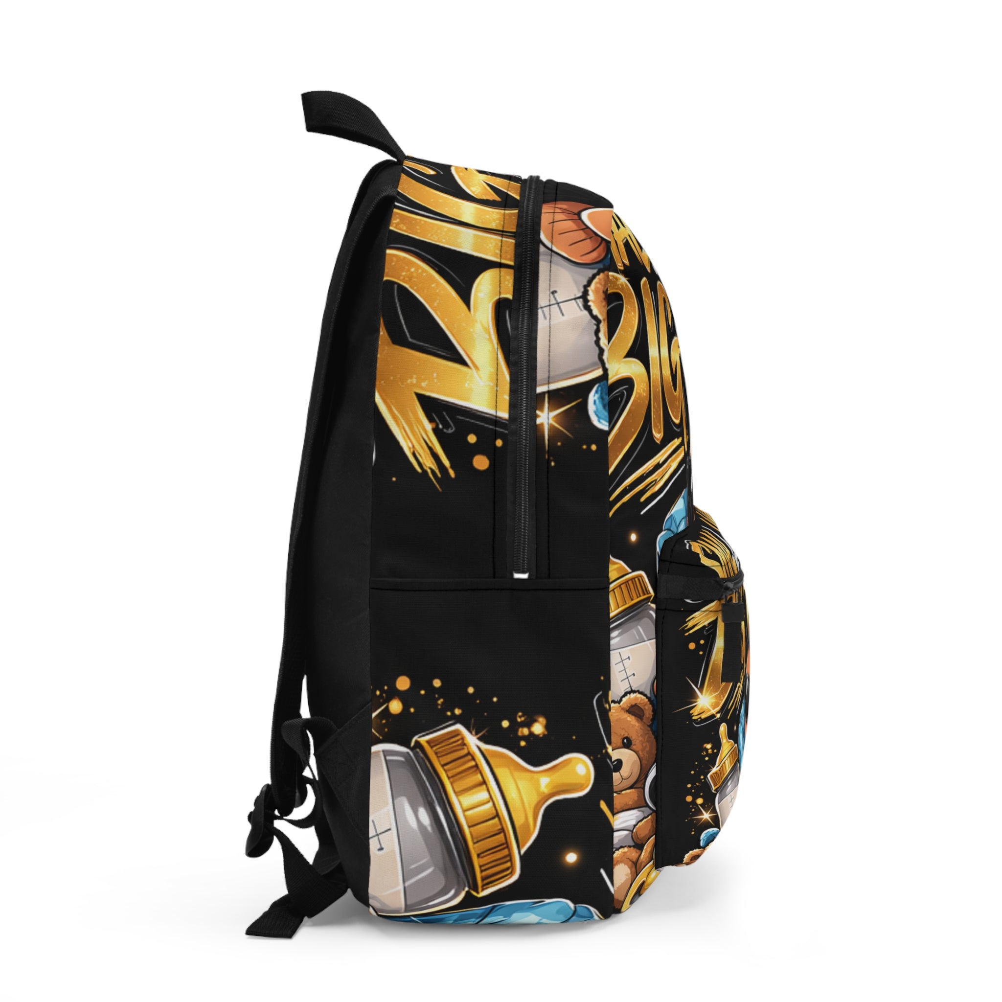 Backpack — "Small Human Big Boss" Urban Baby Graphic Backpack