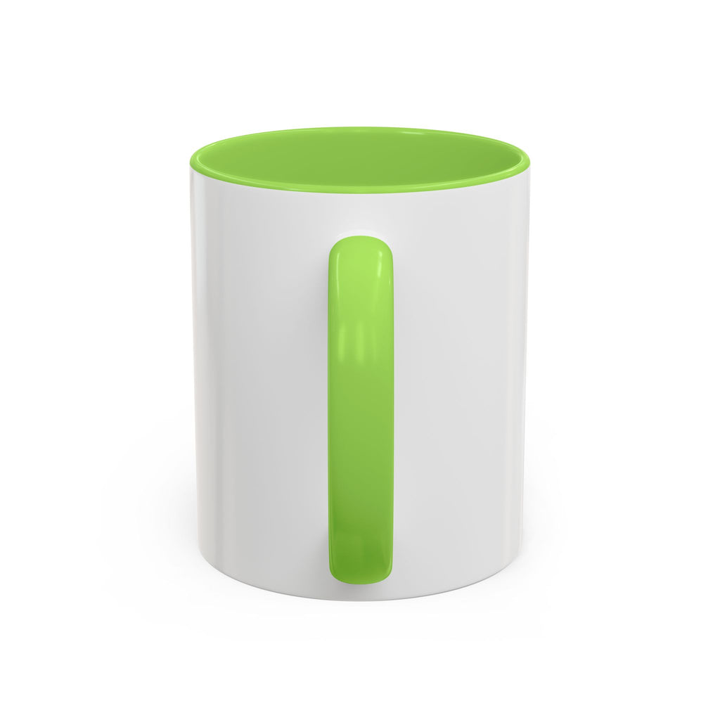 Nurse Mug — "Running on Caffeine, Chaos & a Calling" Color Accent Coffee Cup (11oz/15oz)
