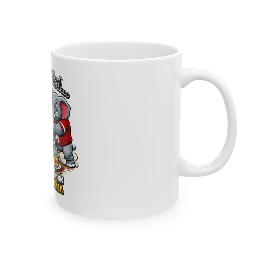 House Divided Football Rivalry Mug | But We Still Drink Coffee Together Ceramic Mug