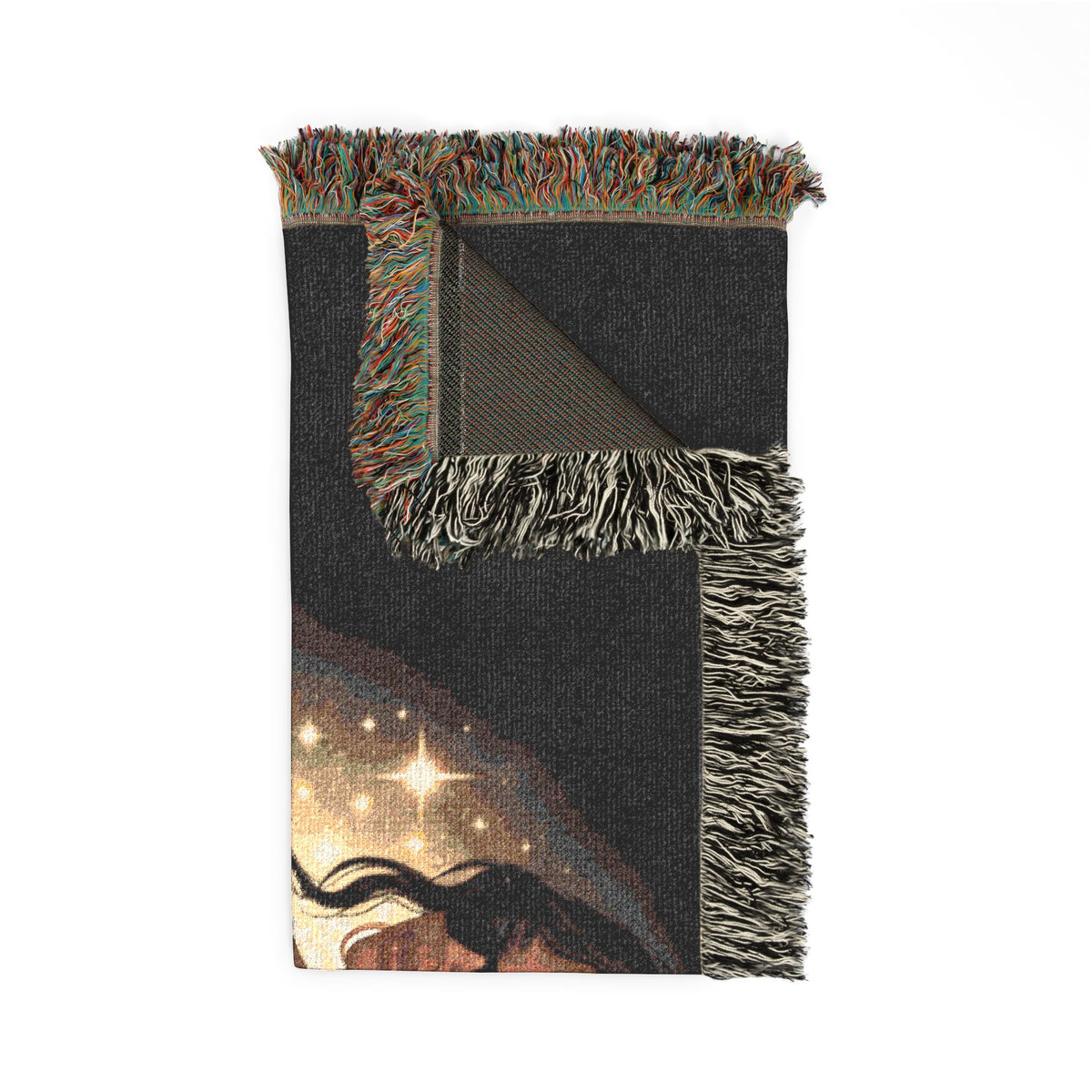 Woven Blanket — "My Vibe Speaks Before I Do" Cozy Throw for Confident Women