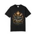 Faith Cross T-Shirt — "I Can Do All Things" Inspirational Christian Tee