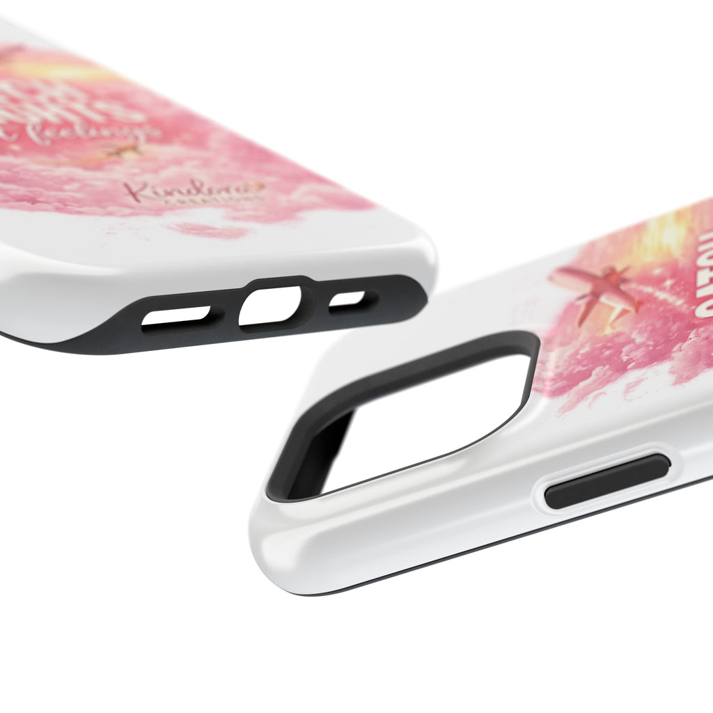 iPhone Case — "Catch Flights Not Feelings" Magnetic Impact-Resistant Travel Phone Case