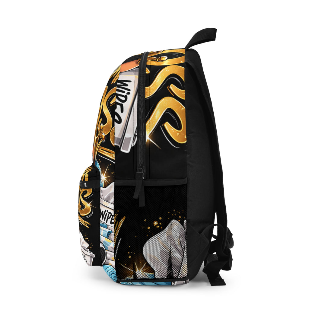 Backpack — "Small Human Big Boss" Urban Baby Graphic Backpack