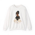 Crewneck Sweatshirt — "My Vibe Speaks Before I Do" Afro Chic Graphic