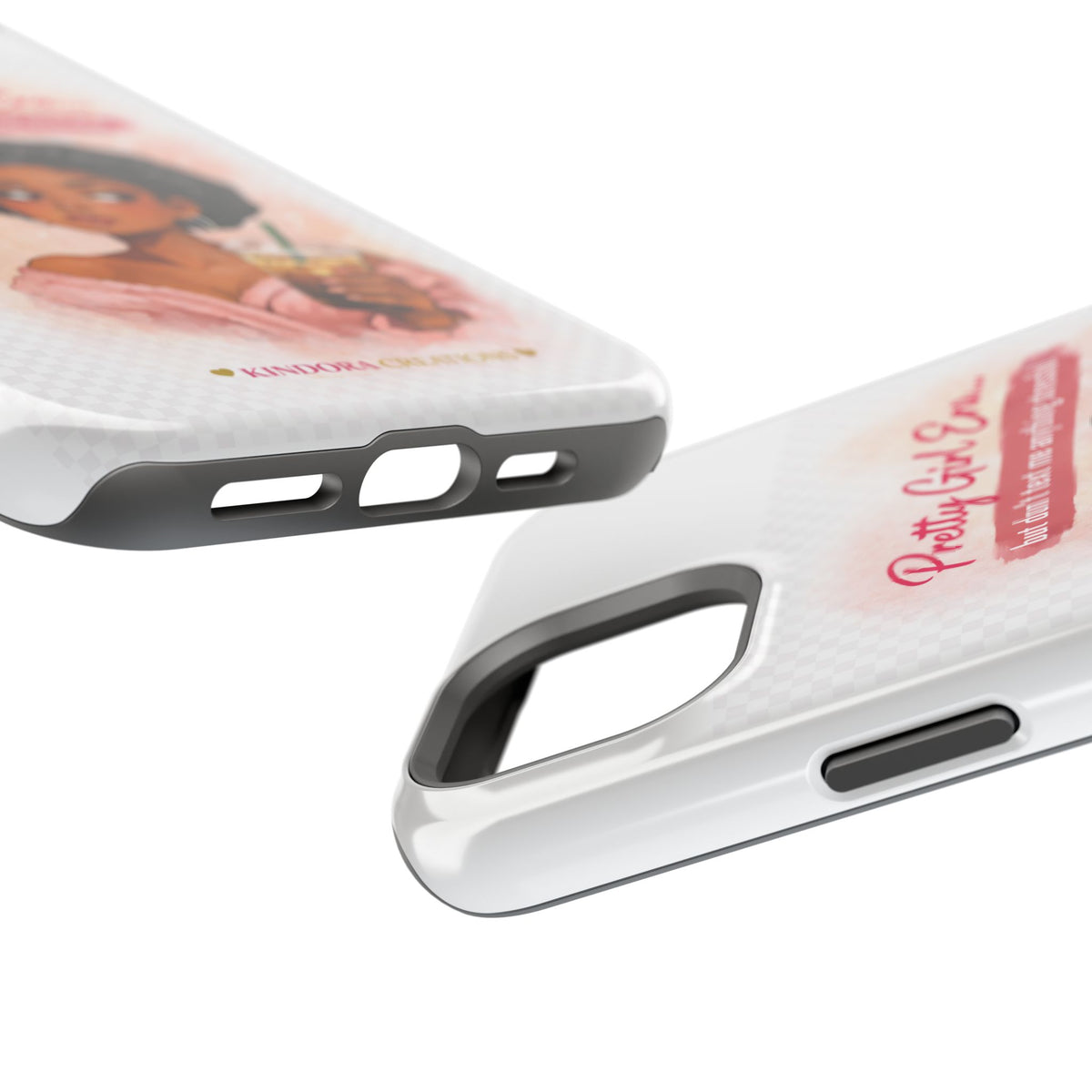 Phone Case — "Pretty Girl Era" Magnetic Impact-Resistant Case (Coffee & Bonnet Design)