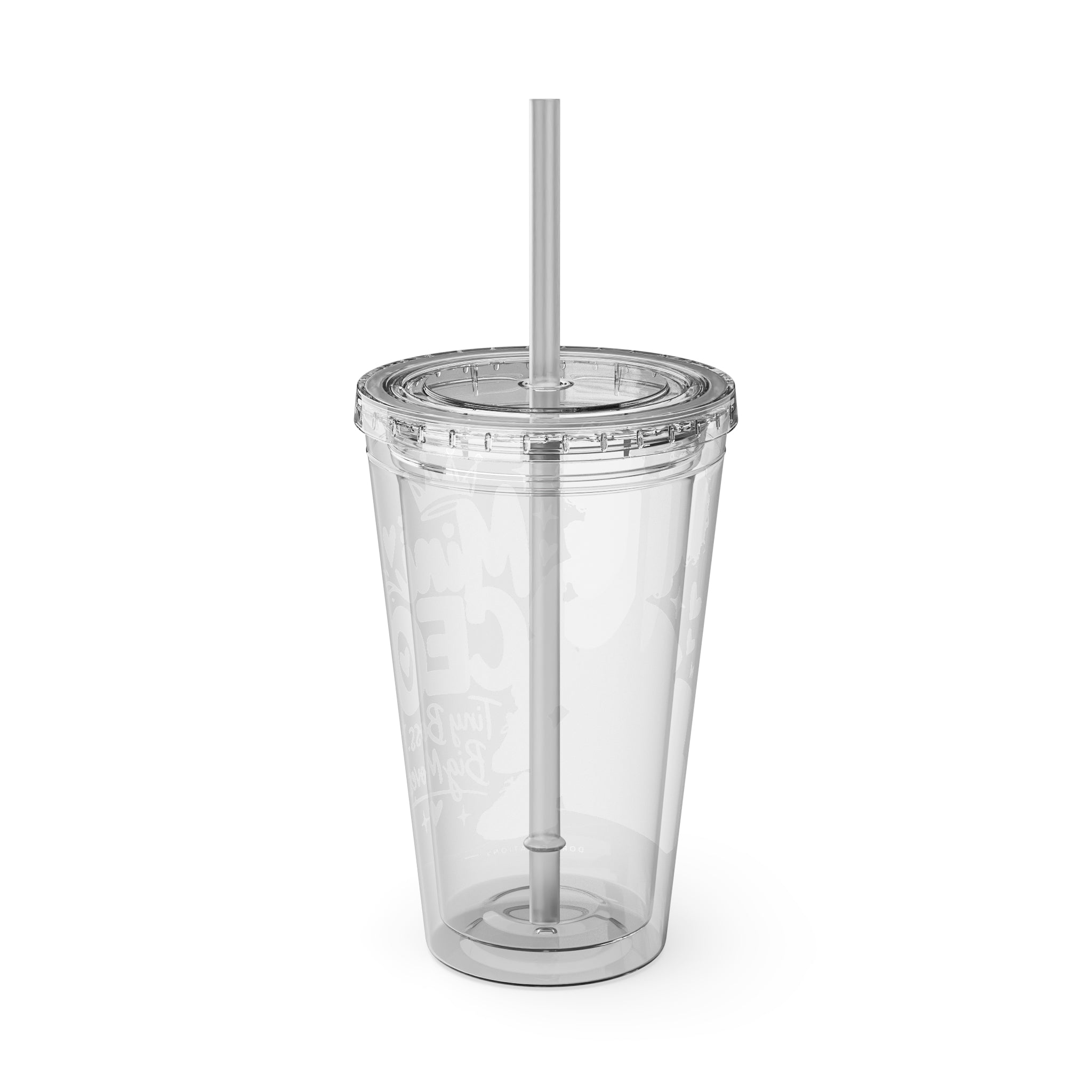 Mini CEO 16oz Tumbler with Straw – Cute Boss Girl Insulated Drink Cup