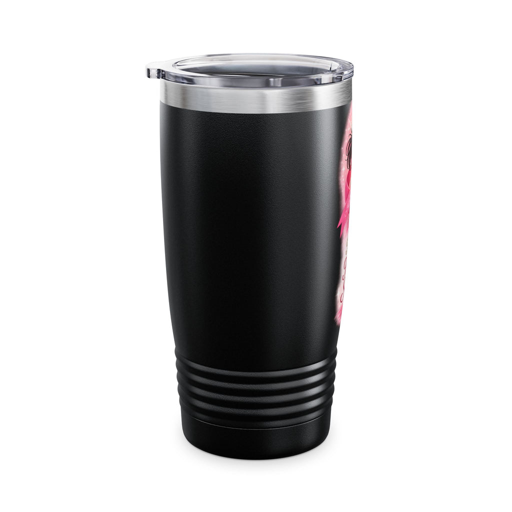 Breast Cancer Awareness 20oz Tumbler — “Fueled by Faith & Strength”