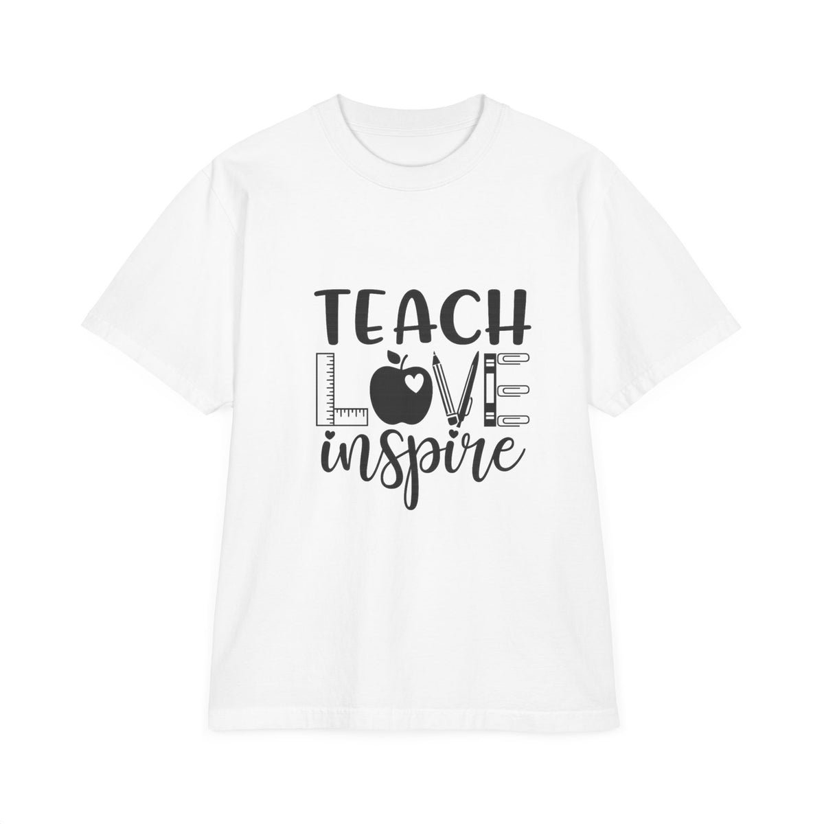 Teacher “Teach, Love, Inspire” Graphic T-Shirt