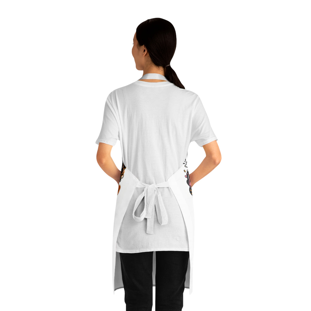 Funny Kitchen Apron — "I Cook Because Punching People Is Frowned Upon" Chef Gift