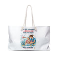 Stronger Than Cancer Weekender Bag | Breast Cancer Ribbon, Hope Courage Fight