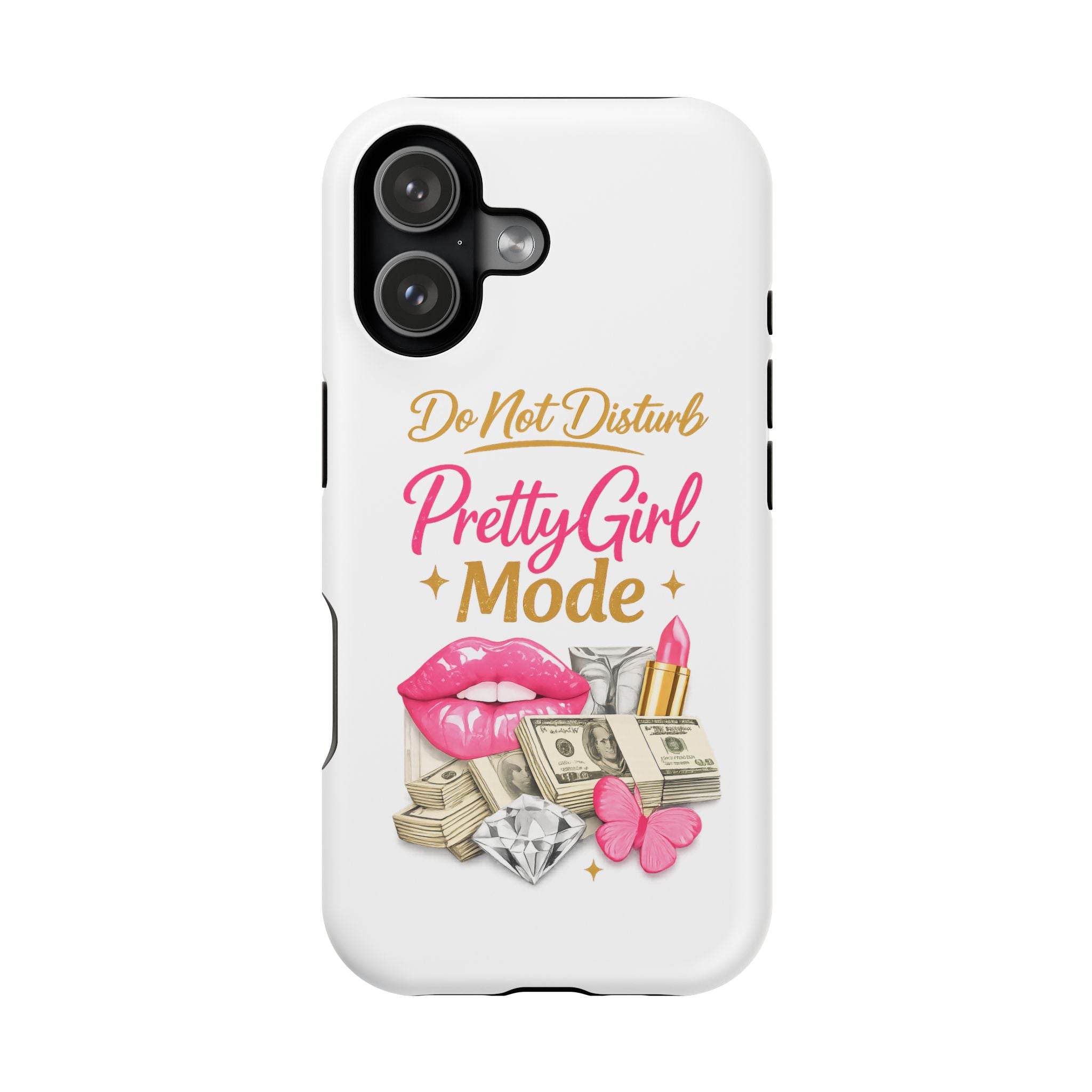 Phone Case – "Do Not Disturb Pretty Girl Mode" Magnetic Impact-Resistant Case