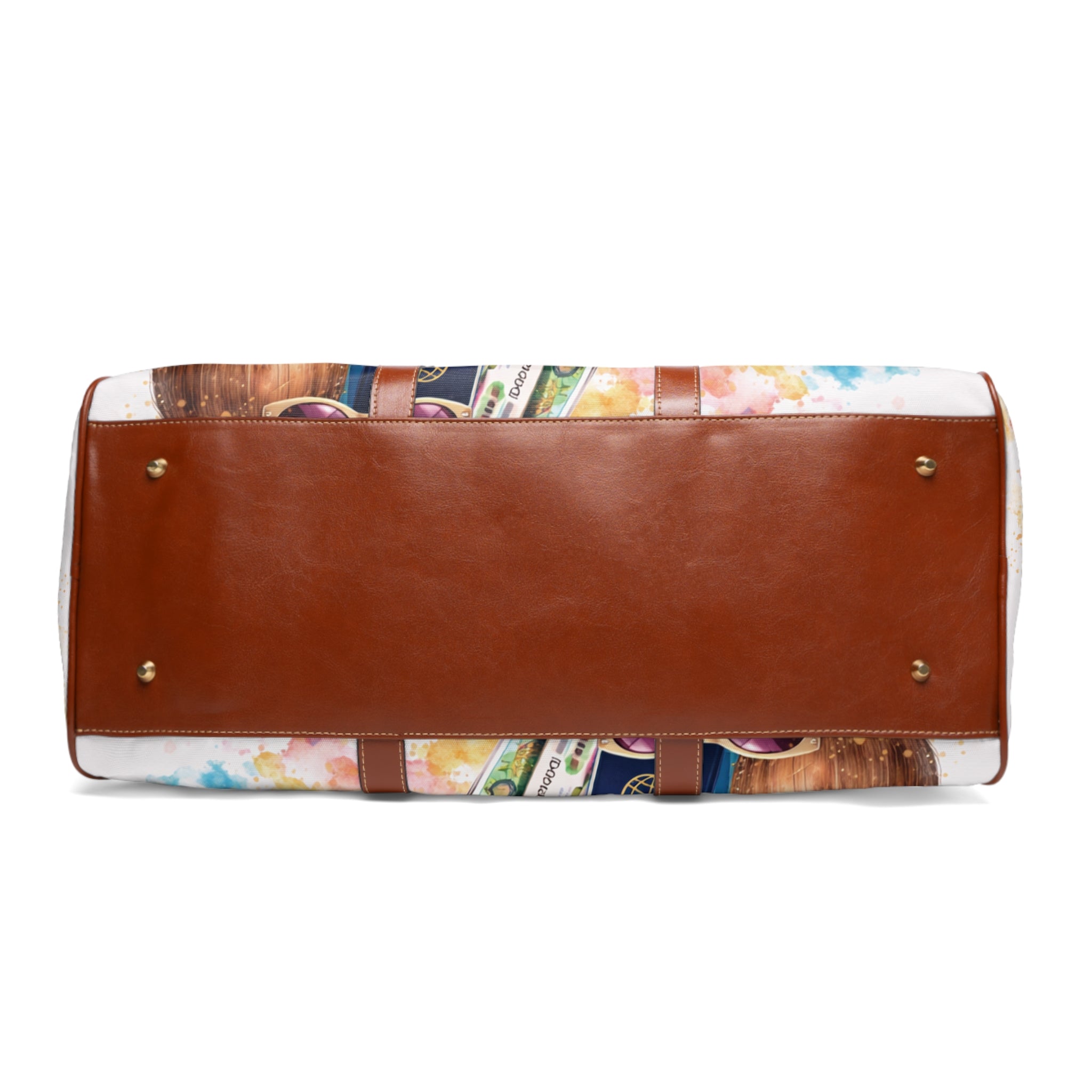 Vacation Mode Activated Waterproof Travel Bag — Beach Weekender Duffle with Tropical Design