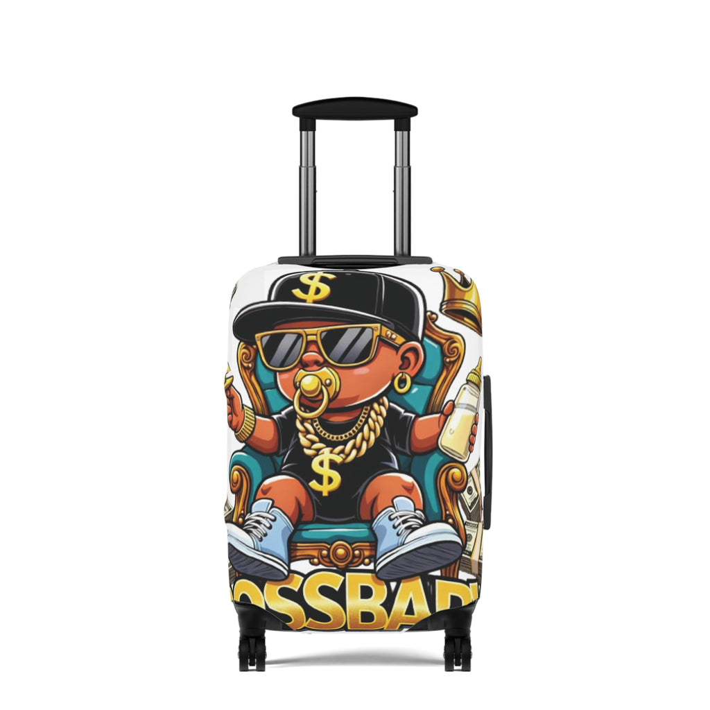 Boss Baby Luggage Cover — Funky Cartoon Hip-Hop Baby Design