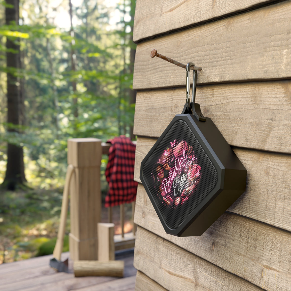 Bluetooth Speaker — 'Pretty Girl Era' Portable Outdoor Speaker (Pink Glam)