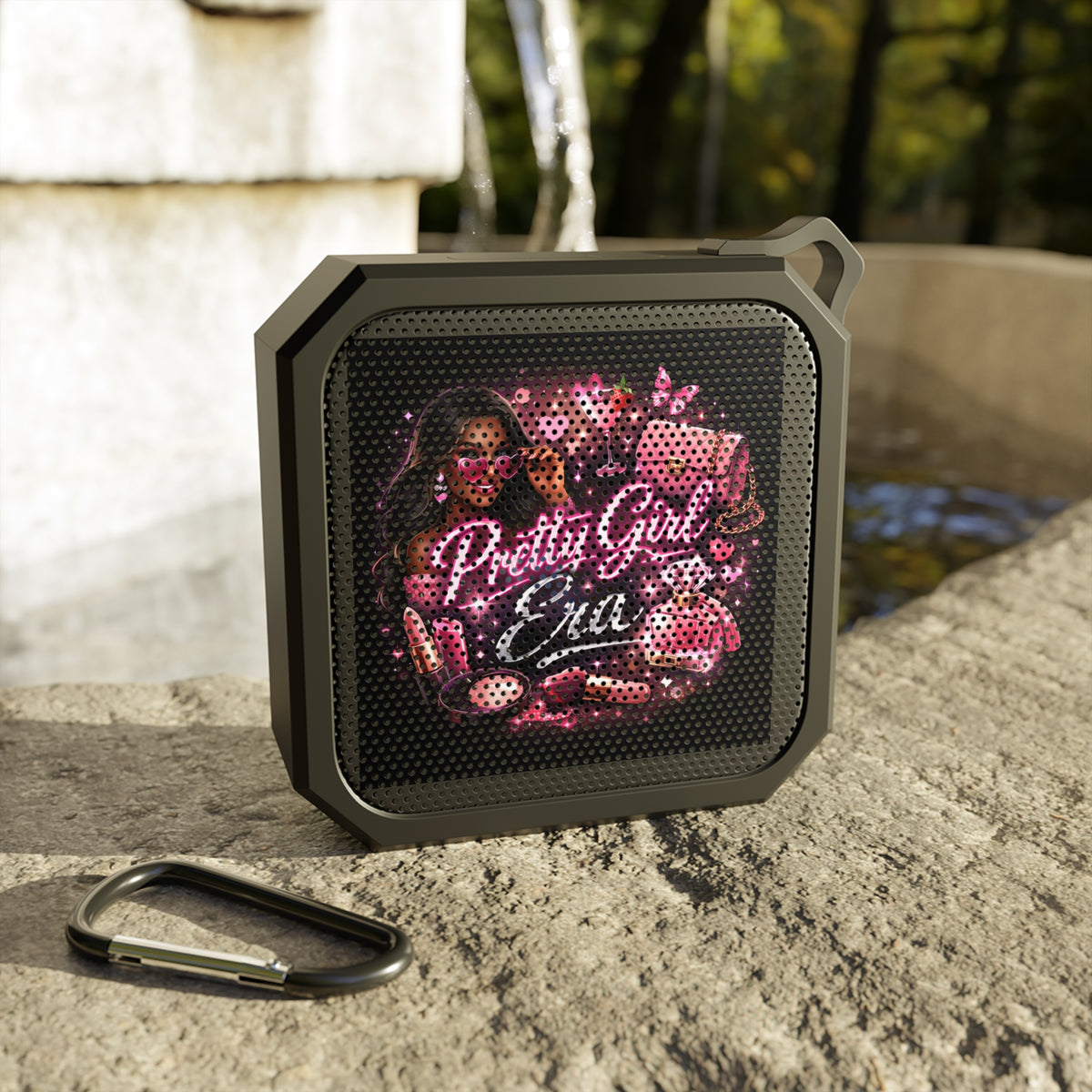 Bluetooth Speaker — 'Pretty Girl Era' Portable Outdoor Speaker (Pink Glam)