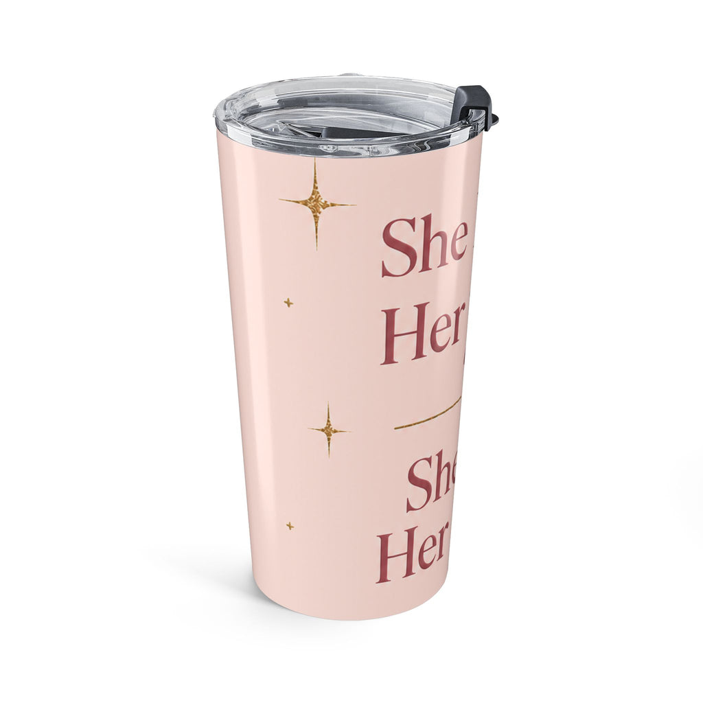 20oz Tumbler — "She Protects Her Peace" Insulated Travel Mug