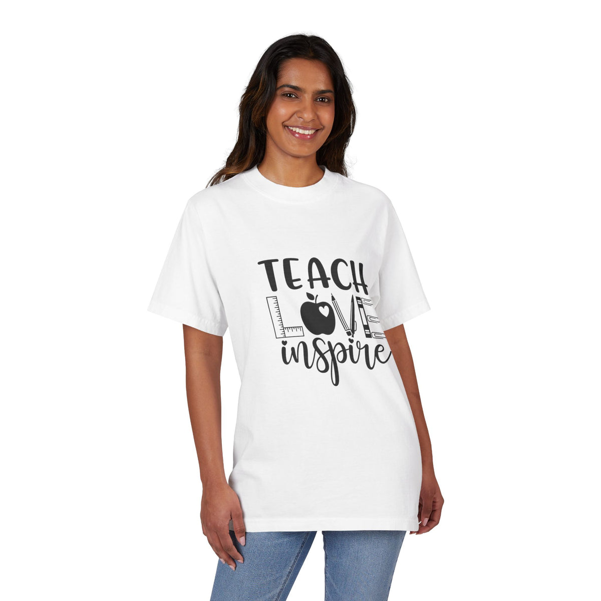 Teacher “Teach, Love, Inspire” Graphic T-Shirt
