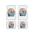 Nurse Car Floor Mats (Set of 4) - "Nursing Is a Work of Heart" Design