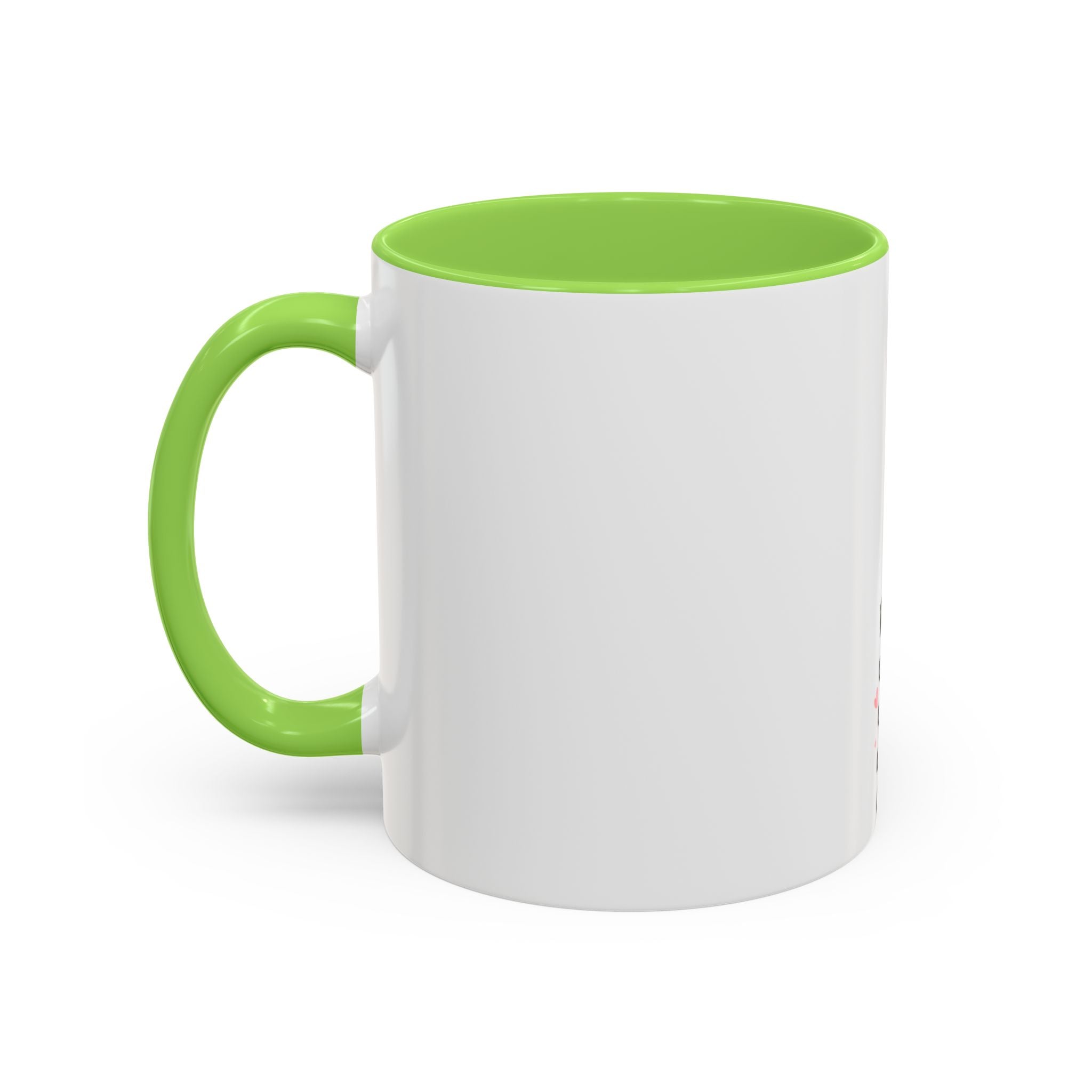 Nurse Mug — "Running on Caffeine, Chaos & a Calling" Color Accent Coffee Cup (11oz/15oz)