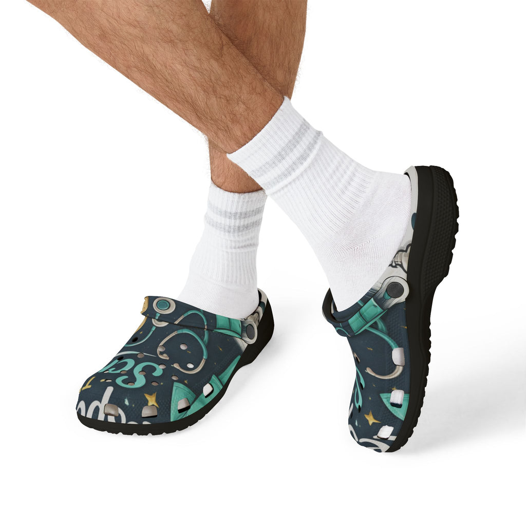 Nurse Appreciation EVA Clogs – "Spread the Scrubs" Medical Staff Foam Shoes