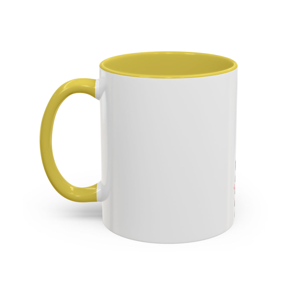 Nurse Mug — "Running on Caffeine, Chaos & a Calling" Color Accent Coffee Cup (11oz/15oz)