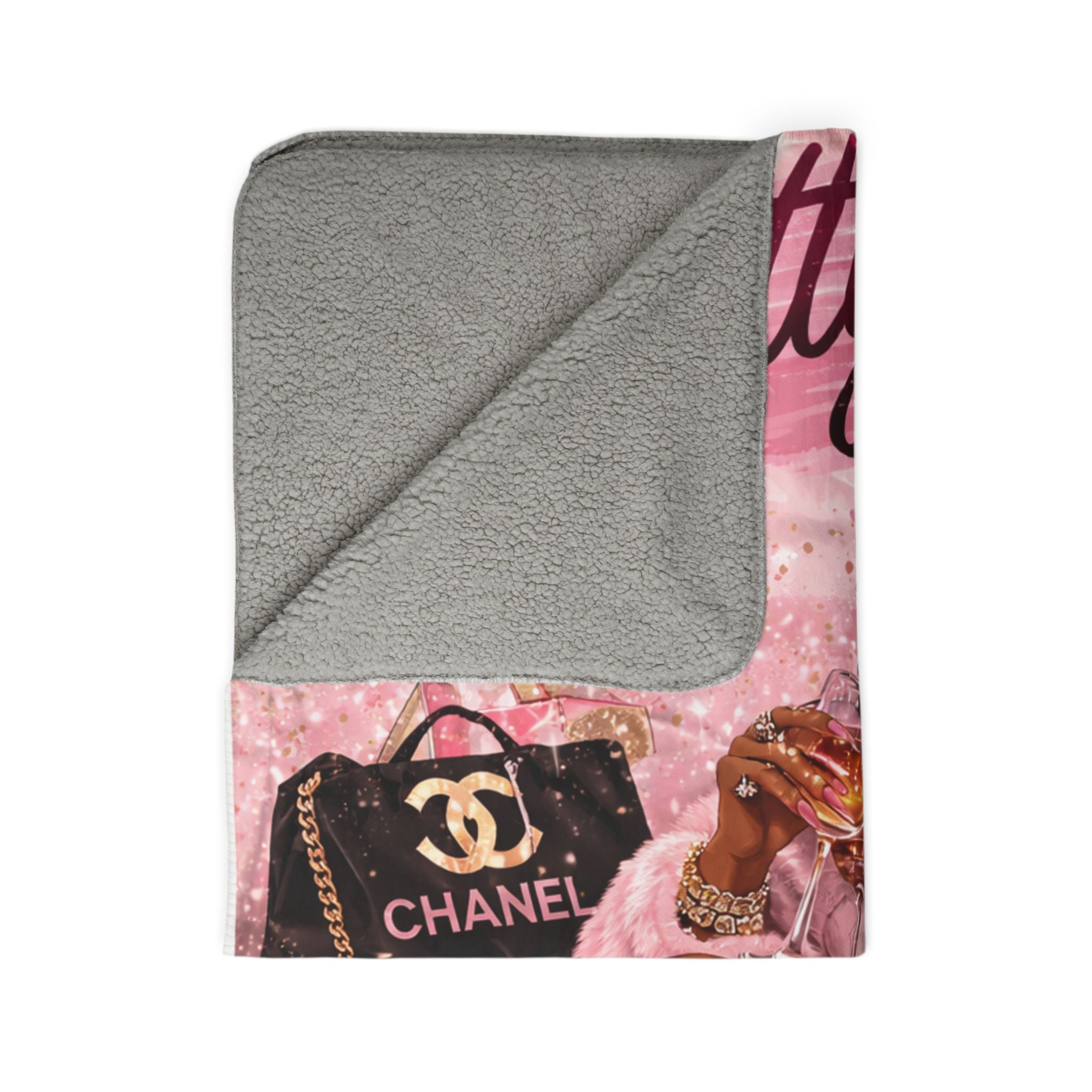 Pretty Girl Era Pink Luxury Sherpa Blanket