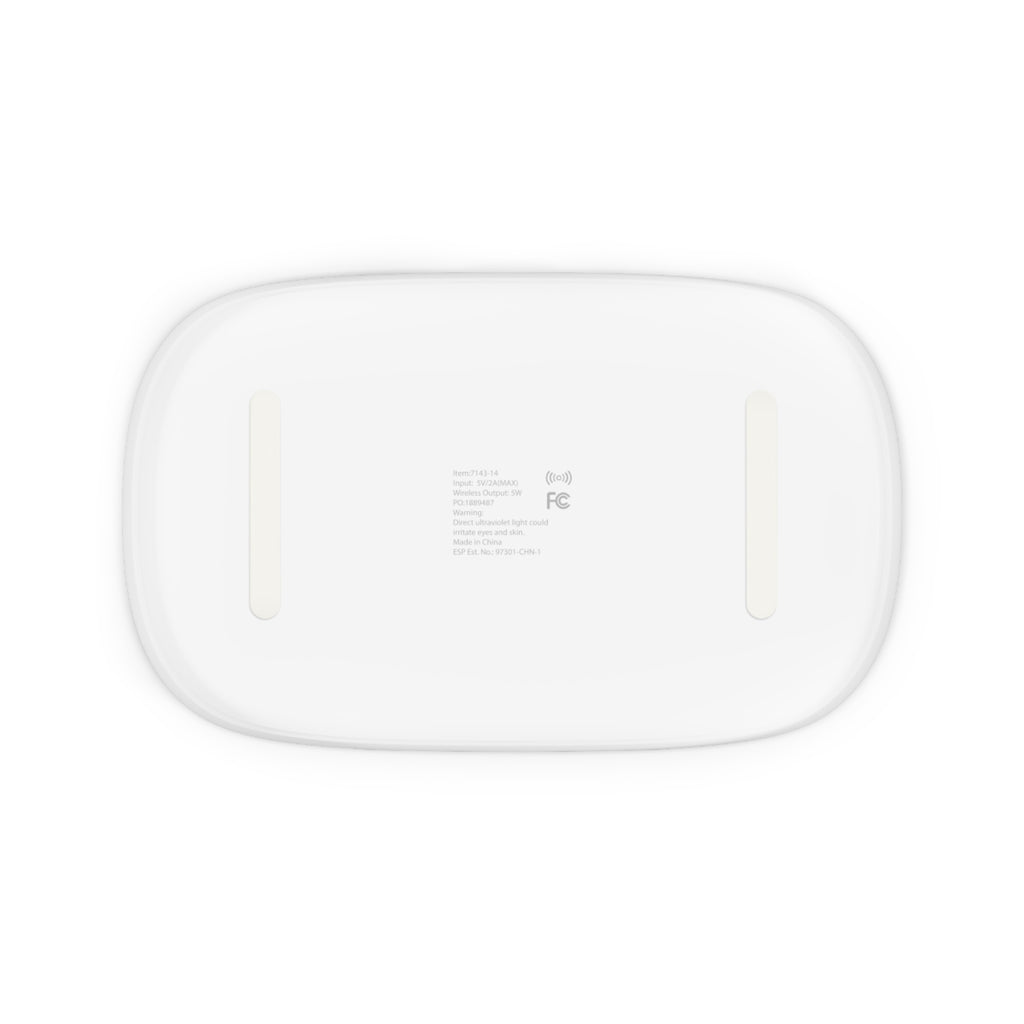 Wireless Charging UV Sanitizer Pad — “Charging My Energy… Sanitizing the Vibes”