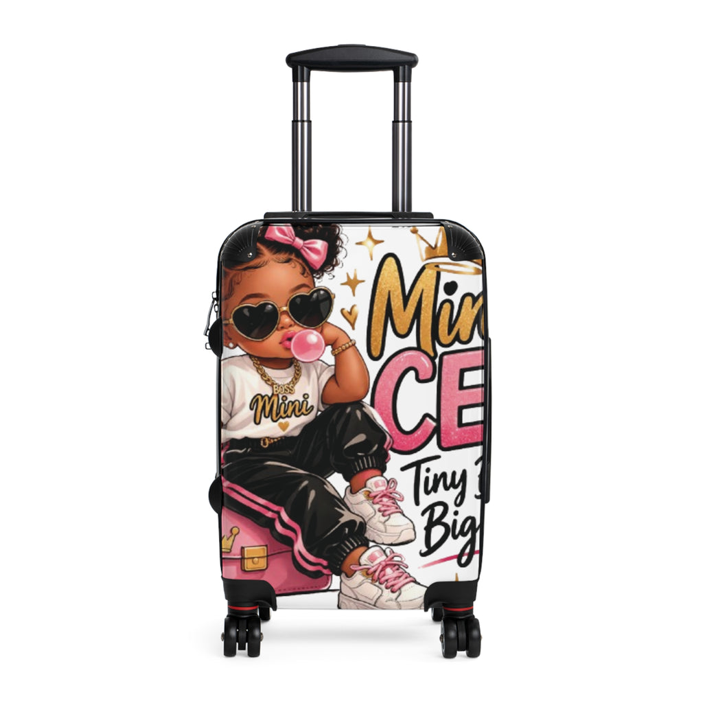 Mini CEO Kids Suitcase – 'Tiny But Big Dreams' Hard-Side Rolling Luggage