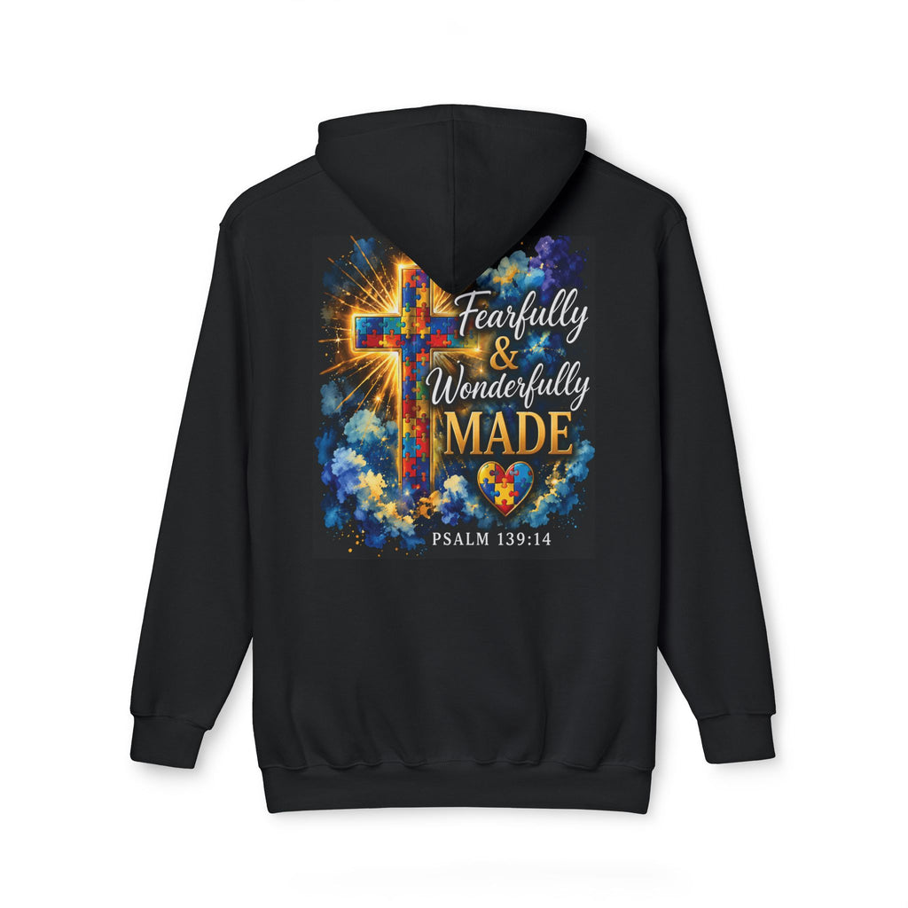 Blessed Christian Hoodie — "Fearfully & Wonderfully Made" Psalm 139:14 Pullover
