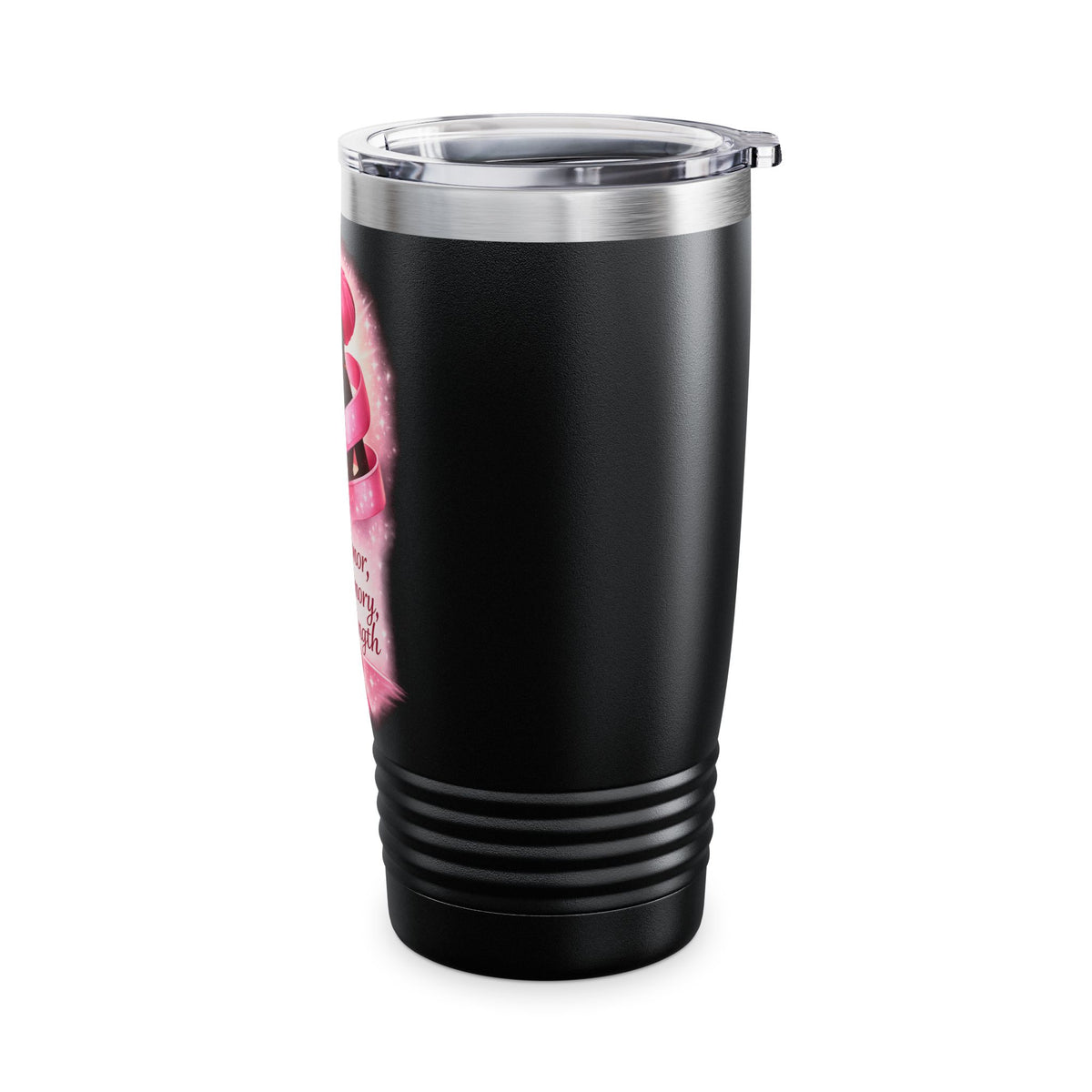 Breast Cancer Awareness 20oz Tumbler — "In Honor, In Memory, In Strength"