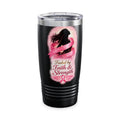 Breast Cancer Awareness 20oz Tumbler — “Fueled by Faith & Strength”