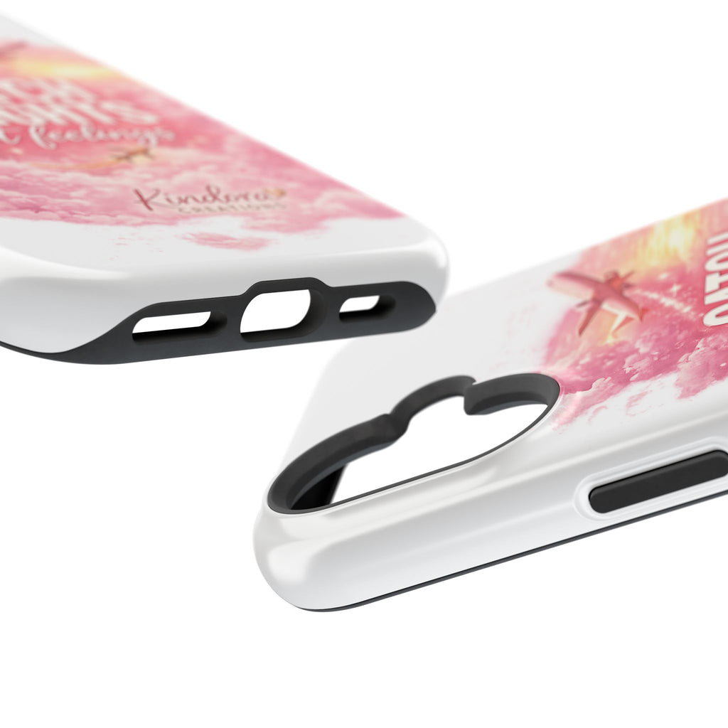 iPhone Case — "Catch Flights Not Feelings" Magnetic Impact-Resistant Travel Phone Case