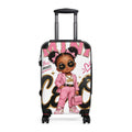 Cute Boss Girl Kids Suitcase – Pink Travel Luggage with ‘Boss Moves’ Design