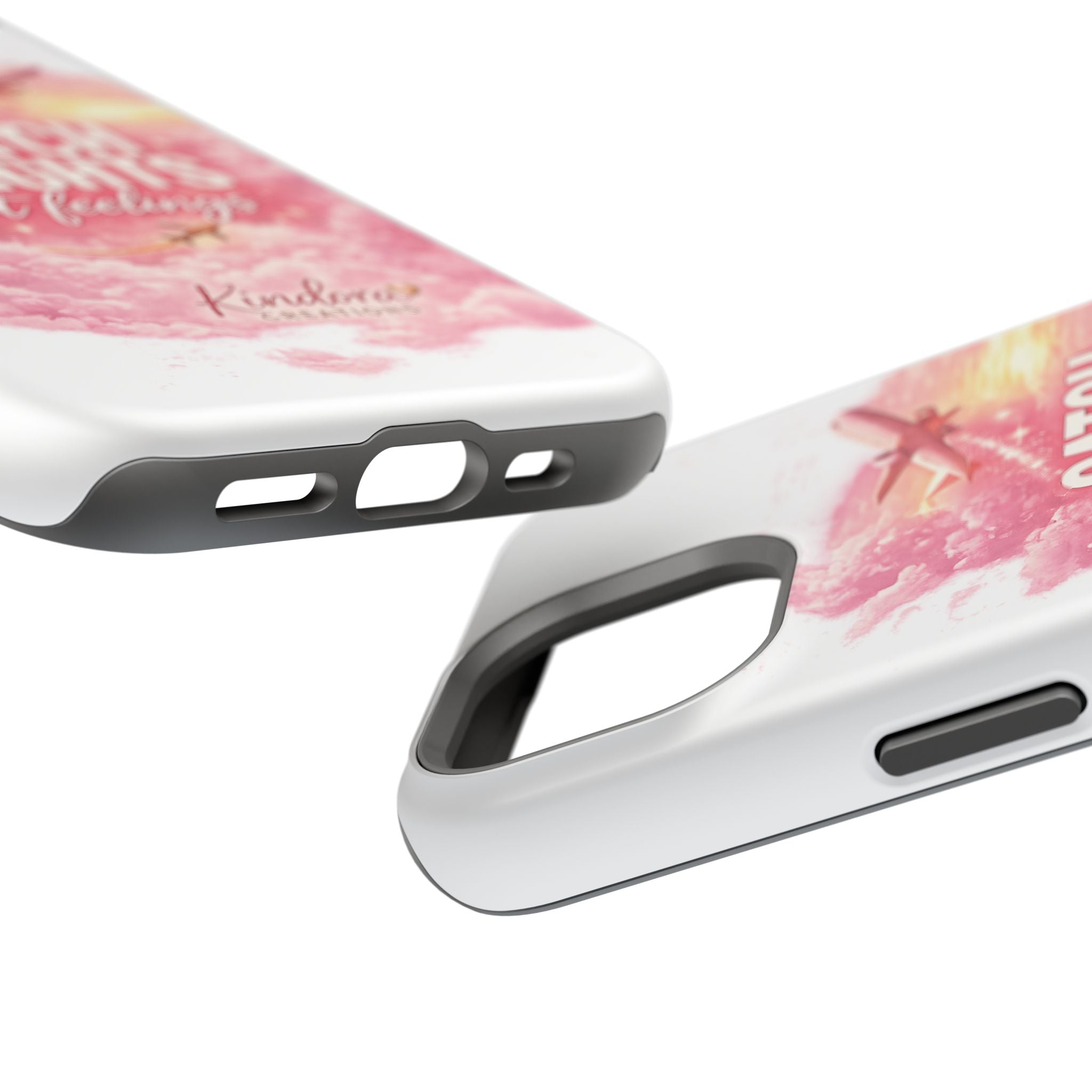 iPhone Case — "Catch Flights Not Feelings" Magnetic Impact-Resistant Travel Phone Case
