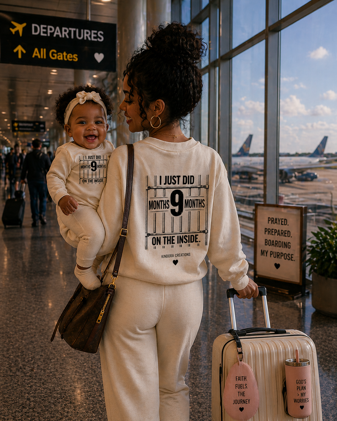 Baby Bodysuit "I Just Did 9 Months On The Inside" Newborn Onesie - Funny Pregnancy Announcement Gift
