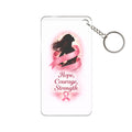 Breast Cancer Awareness Keychain – "Hope, Courage, Strength" Charm