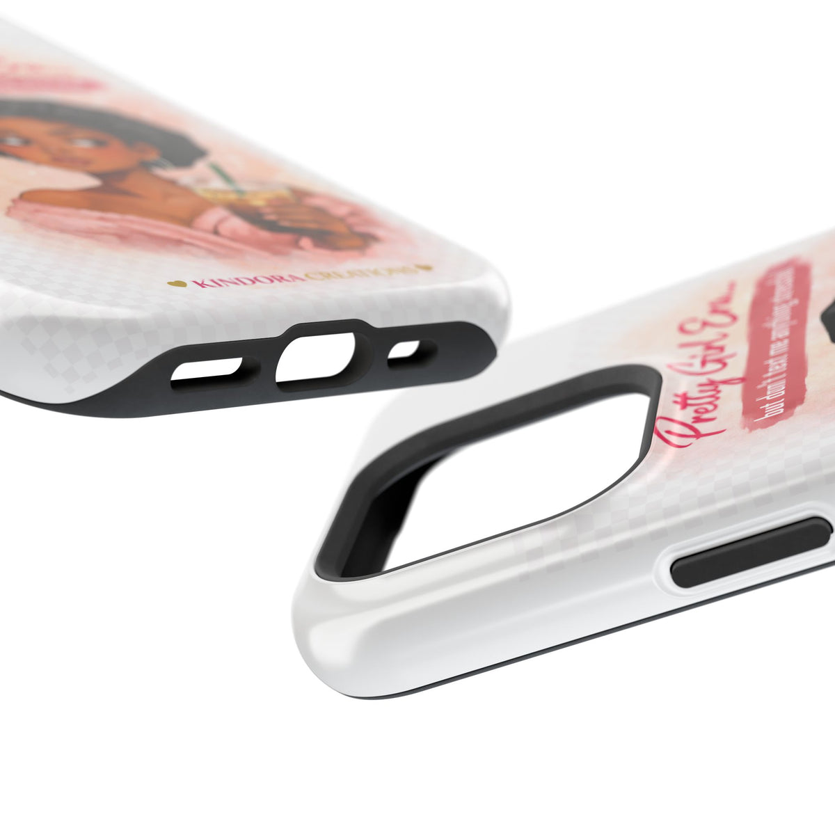 Phone Case — "Pretty Girl Era" Magnetic Impact-Resistant Case (Coffee & Bonnet Design)